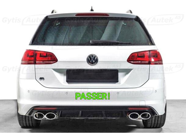 Stötfångarskydd / Lastskydd | VW Golf VII 2012-2016 | gytek.se