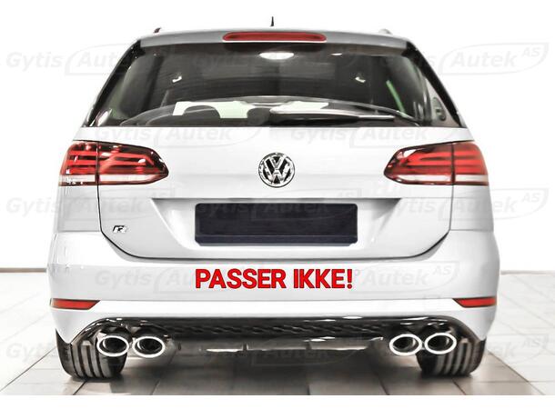 Stötfångarskydd / Lastskydd | VW Golf VII 2012-2016 | gytek.se
