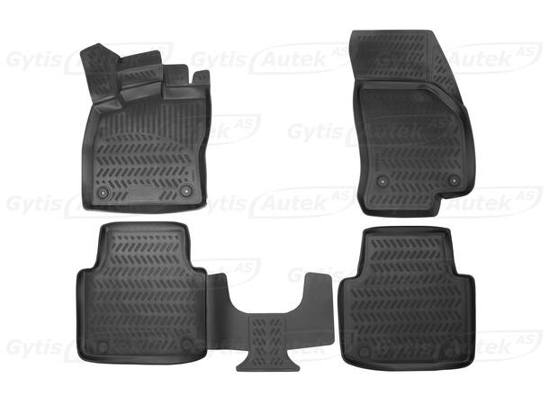 Bilmattor. Gummi Skoda Superb 2015-2024 