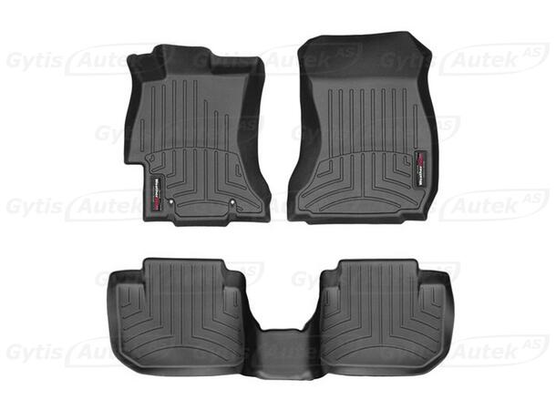 Bilmattor. Plast Subaru Impreza 2013-2017 