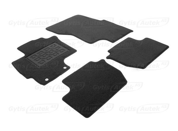 Bilmattor. Textil Mitsubishi Outlander 2014-2019 PHEV 
