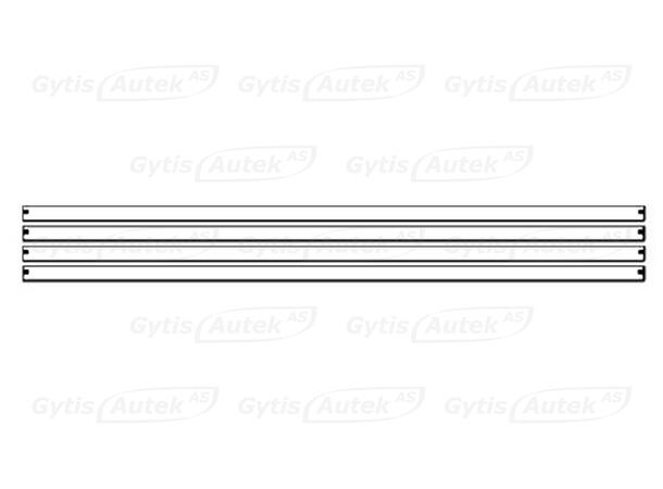 Dörrkantsskydd | PPF-folie | Ford Ranger 2023-> | gytek.se
