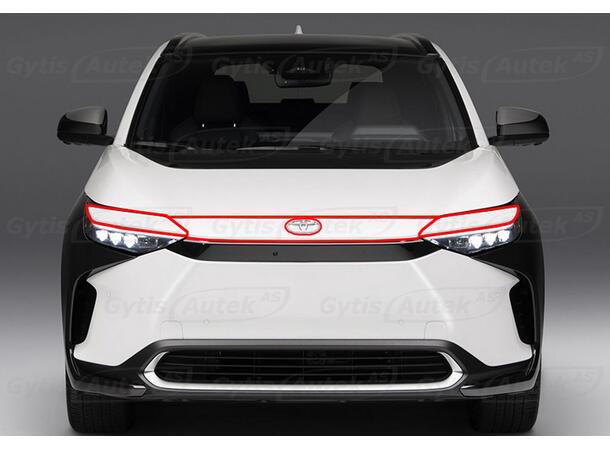 Huvskydd. Folie. PPF Toyota bZ4X 2022-2025 