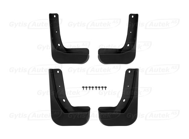 Stänkskydd. Fram och bak. Plast VW Touran 2016-> 