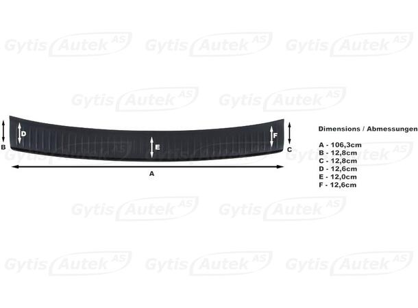 Stötfångarskydd / Lastskydd | Toyota Auris 2009-2012 | gytek.se