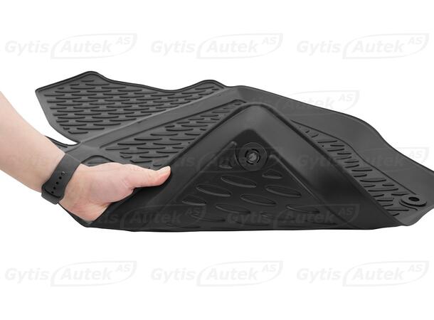 Bilmattor. Gummi Citroen C4 2010-2018 