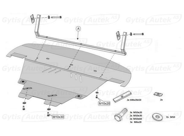 Bunnplate | Renault Trafic 2015-> | gytisautek.no