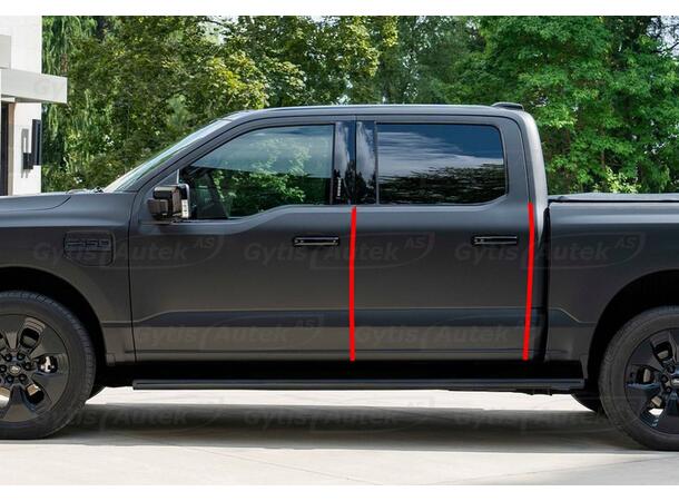 Dörrkantsskydd | PPF-folie | Ford F-150 Lightning 2023-> | gytek.se