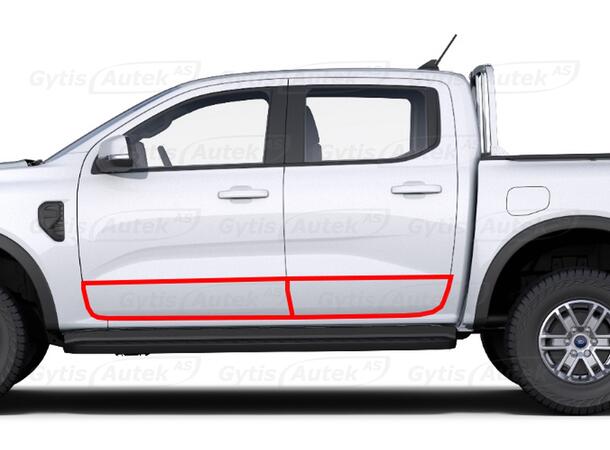 Dörrskydd | PPF-folie | Ford Ranger 2023-> | gytek.se