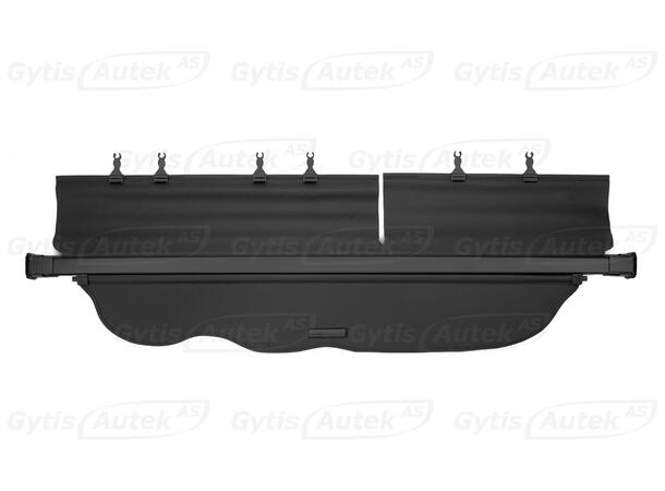 Infällbart bagagerumsskydd Toyota Land Cruiser 150 2014-2017 7säten 