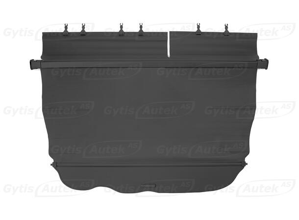 Infällbart bagagerumsskydd Toyota Land Cruiser 150 2014-2017 7säten 
