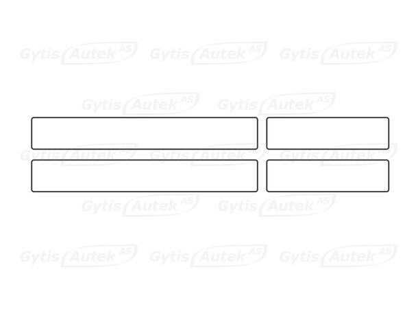 Instegsskydd | PPF-folie | Mazda CX-5 2018-2022 | gytek.se