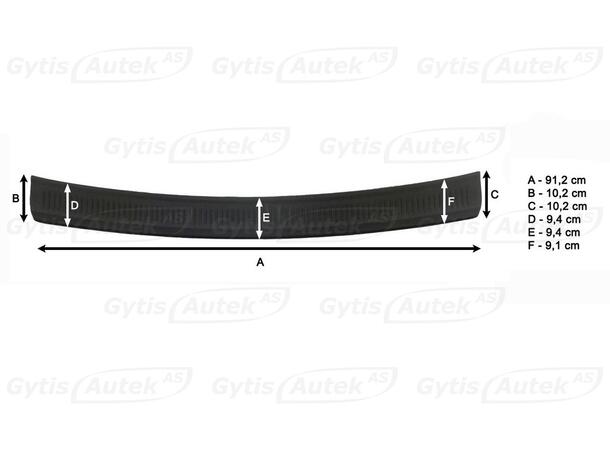 Stötfångarskydd / Lastskydd | Toyota Auris 2013-2015 | gytek.se