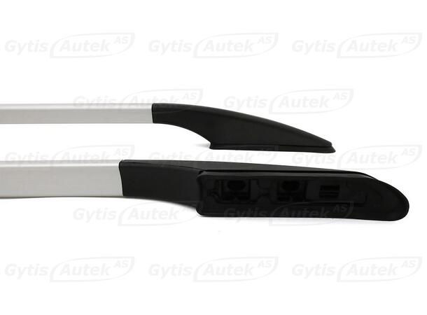 Takreling. Silver. Aluminium. Split VW T5 2003-2015 Lång 
