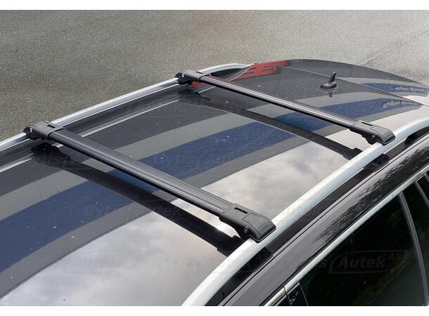 Takräcke. Wingcarrier. Svart Skoda Octavia 2013-2020 KB 