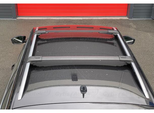 Takräcke. Wingcarrier. Svart Skoda Octavia 2013-2020 KB 
