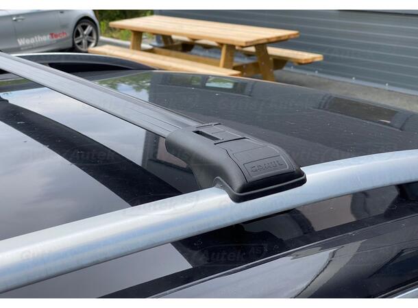 Takräcke. Wingcarrier. Svart Skoda Octavia 2013-2020 KB 