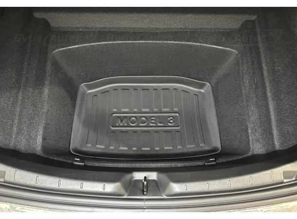 Bagasjeromsmatte | Tesla Model 3 2023-> | gytisautek.no