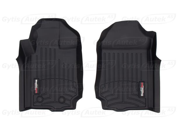 Bilmattor. Fram. Plast Ford Ranger 2016-2022 