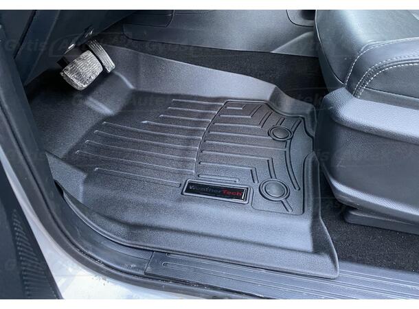 Bilmattor. Fram. Plast Ford Ranger 2016-2022 
