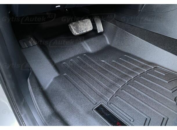 Bilmattor. Fram. Plast Ford Ranger 2016-2022 