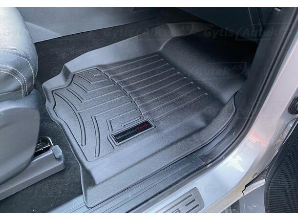 Bilmattor. Fram. Plast Ford Ranger 2016-2022 