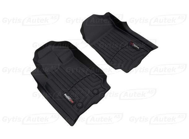 Bilmattor. Fram. Plast Ford Ranger 2016-2022 