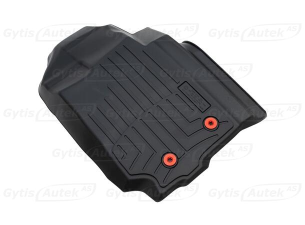 Bilmattor. Fram. Plast Ford Ranger 2016-2022 