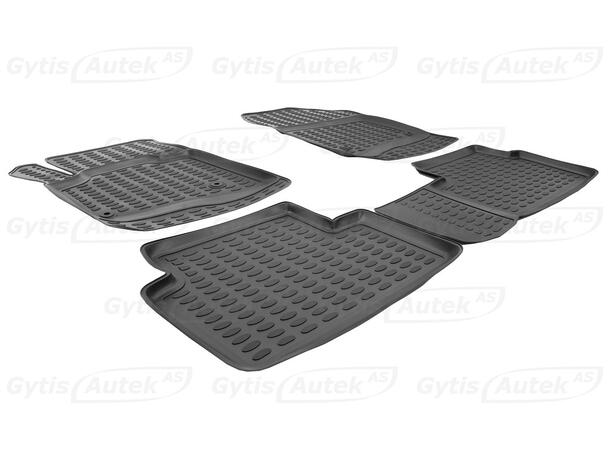 Bilmattor. Gummi Citroen C5 2008-2017 