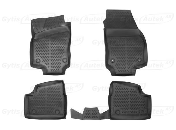 Bilmattor. Gummi Opel Astra H 2004-2009 