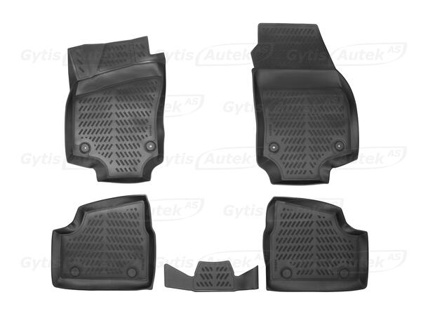 Bilmattor. Gummi Opel Astra H 2004-2009 