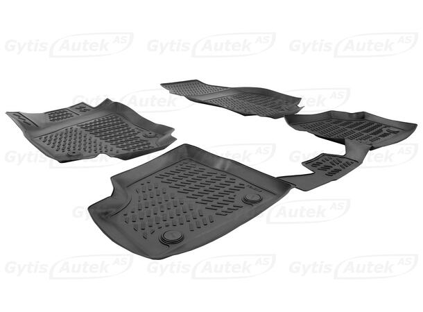 Bilmattor. Gummi Opel Astra H 2004-2009 