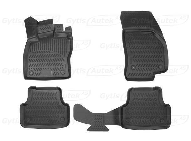 Bilmattor. Gummi VW Golf VII 2012-2020 