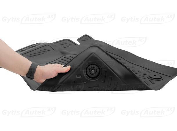 Bilmattor. Gummi VW Golf VII 2012-2020 