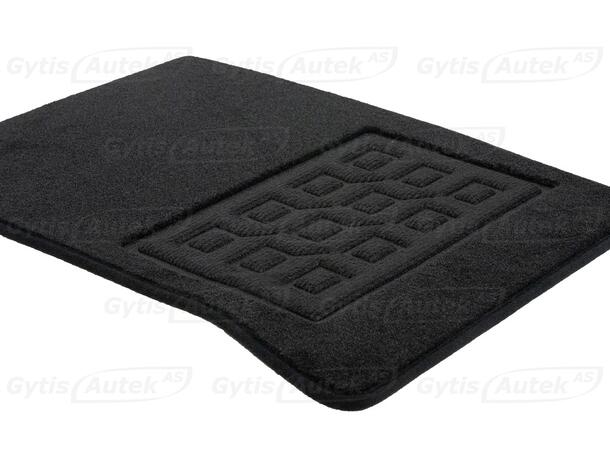 Bilmattor. Textil Jeep Wrangler Unlimited 2007-2013 5-dörr 