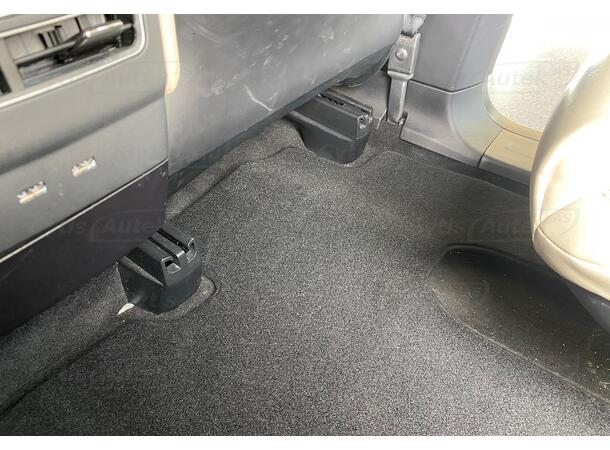 Bilmattor. Textil Tesla Model X 2016-2021 6 säten 