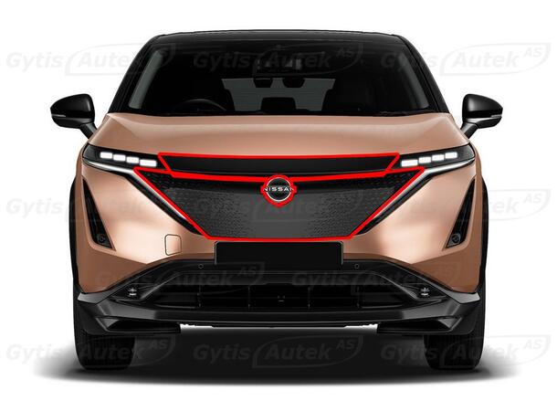 Frontskydd. Folie. PPF Nissan Ariya 2022-> 