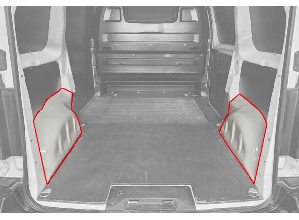 Hjulhusskydd. Plast Fiat Scudo 2022-> L2 