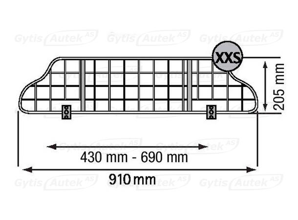 Hunde/Lastegitter| VW Polo 2018-2023 | gytisautek.no
