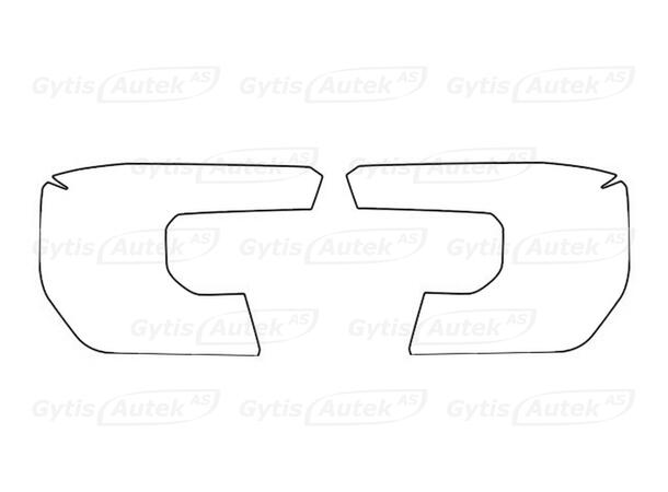 Lyktskydd | PPF-folie | Ford Ranger 2023-> | gytek.se