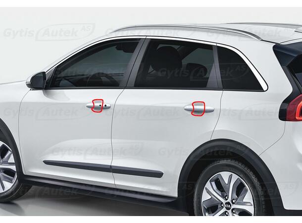 PPF folie | Kia Niro 2016-2022 | Dørhåndtak | gytisautek.no
