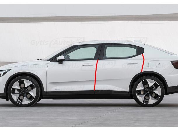 PPF folie | Polestar 2 2020-> | Dørkant | gytisautek.no