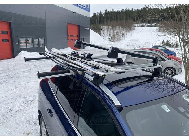 Skidhållare 6 par skidor. Silver Universell. Aluminium 