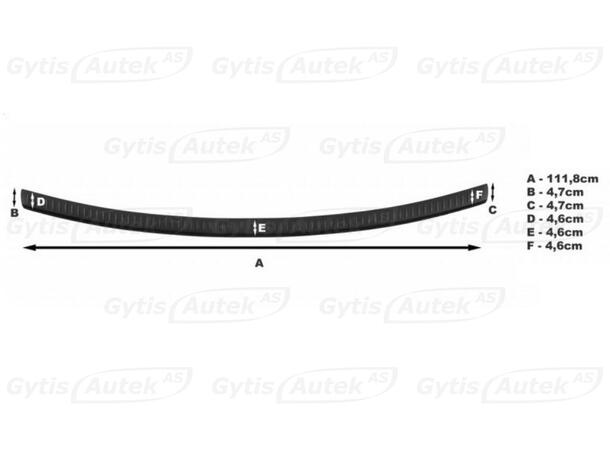 Bakfangerbeskytter til Nissan Qashqai+2 2008-2013 | gytisautek.no