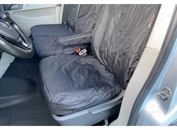 Bilklädsel. 1 + 2 säten. Polyester VW T6 2016-2024 