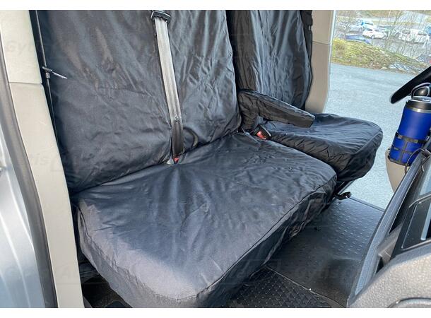 Bilklädsel. 1 + 2 säten. Polyester VW T6 2016-2024 