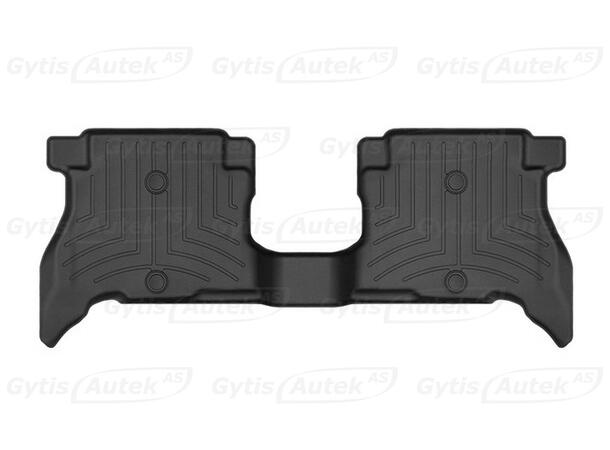 Bilmatta. 2. rad. Plast Jeep Wrangler 4xe 2021-> Plug-in Hybrid 