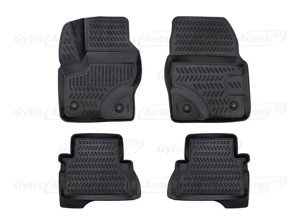 Bilmattor. Gummi Ford Kuga 2017-2019 