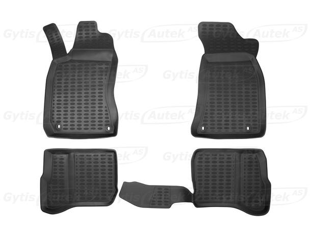 Bilmattor. Gummi VW Passat B5 1996-2005 