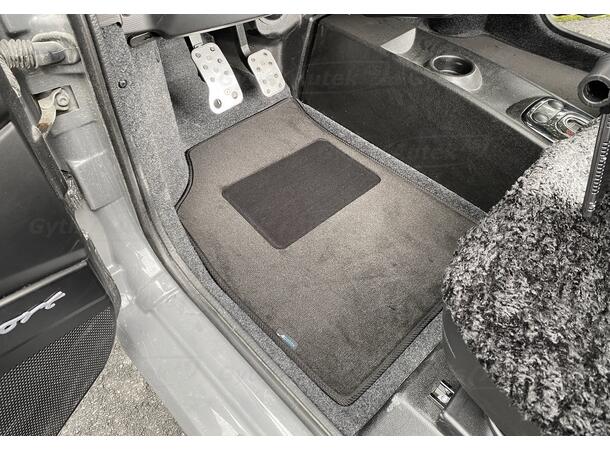 Bilmattor. Textil Microcar M.GO / M.GO6 / DUE6 2015-> 